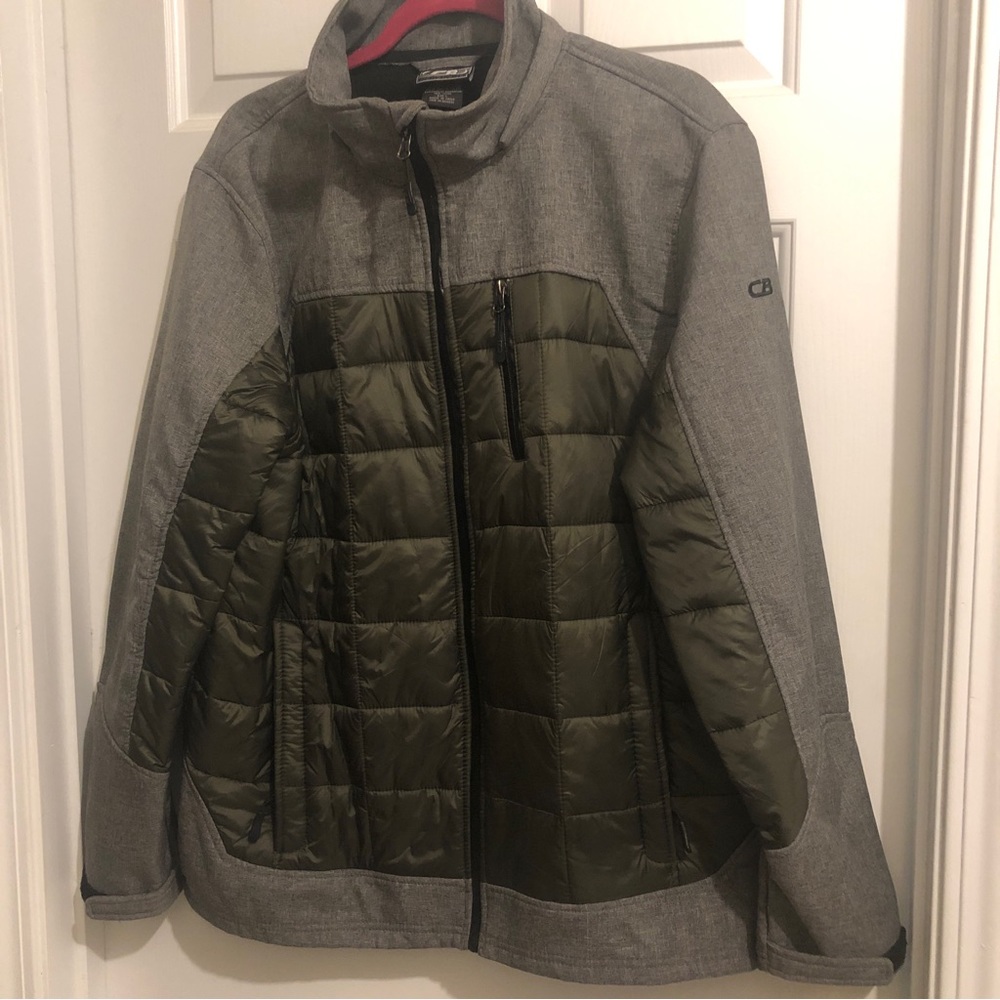 CB MEN’S MIXED MEDIA JACKET